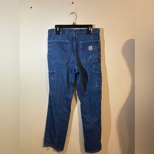 Carhartt Utility Pants Men 32X32 Denim Dungaree Fit cargo work pant cotton jeans